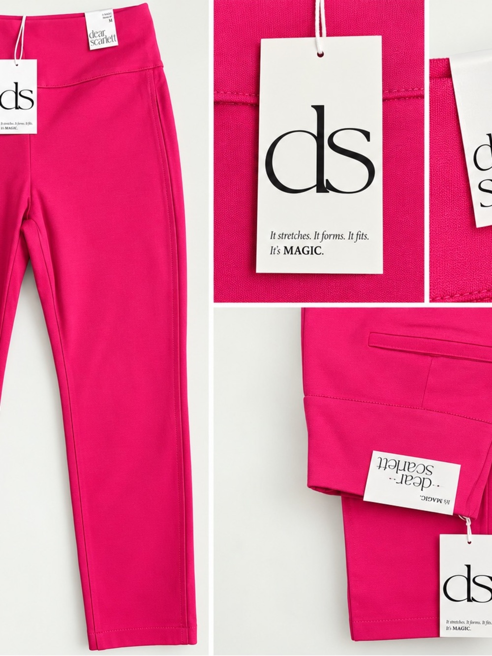 Dear Scarlett Pink Magic Stretch Size M Petite Friendly